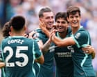 Lewis Dunk’s showstopper helps five-star Brighton to rout 10-man Coventry