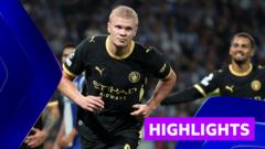 Haaland strikes twice as Manchester City secure win at Porto