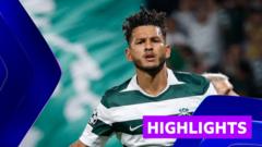 Sporting come from behind to beat Galatasaray in opening round