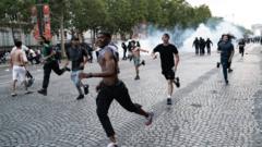 Hundreds arrested in France after wild Champions League celebrations