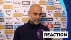 'We're not top yet' - Guardiola cautious despite win