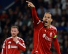 Liverpool’s Virgil van Dijk up for vast PSG challenge but admits season ‘unacceptable’
