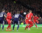 Switzerland’s Rodríguez and Elvedi punish Scotland after Hendry’s early red card