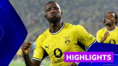 Guirassy double and late own goal seals frantic Dortmund win