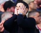 ‘A big punch in the face’: Mikel Arteta apologises after defeat by Bournemouth