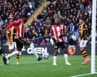 Ouattara rescues point for Brentford as Hull maintain unbeaten home record
