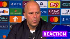 'We were in survival mode' - Slot on Liverpool defeat to PSG