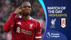 Teenager Ngumoha scores as Liverpool beat Fulham