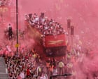 ‘Arsenal have embraced everyone’: trophy parade a celebration of a community