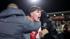 Hero Haughey's 'surreal moment' after Arsenal shock