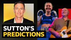 Sutton's predictions v boxer Molly McCann & the Boo Radleys